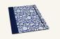 Preview: Folder A4 "Fanni", blue folder, flowers